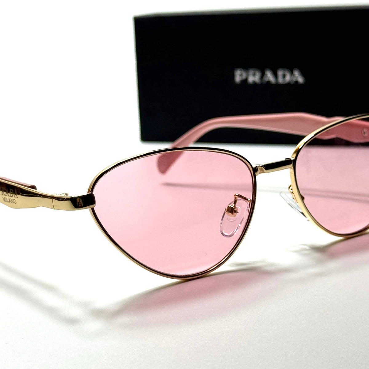 Prada Milano PRB502 Gold Pink women's sunglasses Lebanon - ChronoVault - view 2