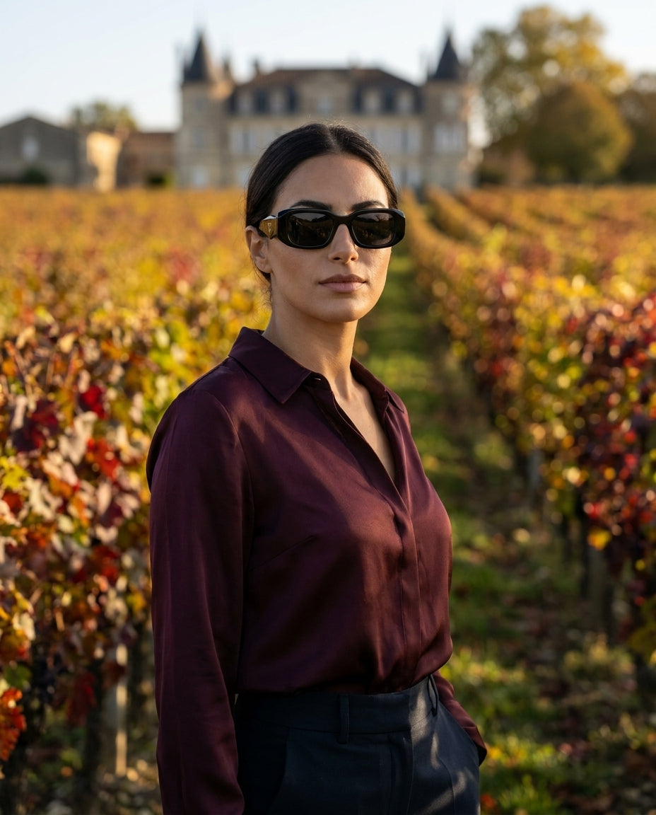 Prada PR17WS Full Black Sunglasses Lifestyle Lebanon – ChronoVault