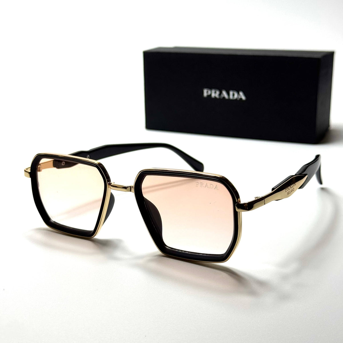 Prada PR48 Gold Black Pink Gradient women's sunglasses Lebanon - ChronoVault