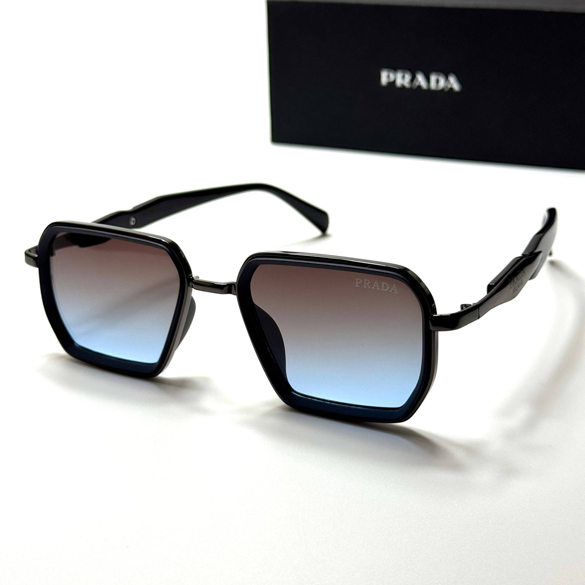 Prada PR84 Black Blue Gradient women's sunglasses Lebanon - ChronoVault