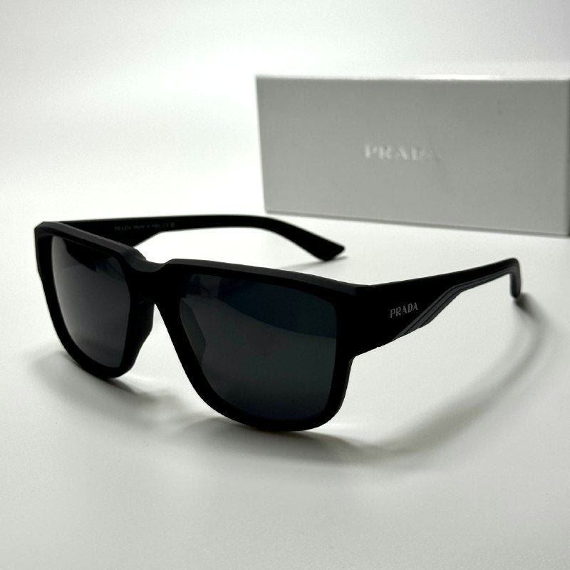 Prada Rectangular PR5832 Black Grey women's sunglasses Lebanon - ChronoVault