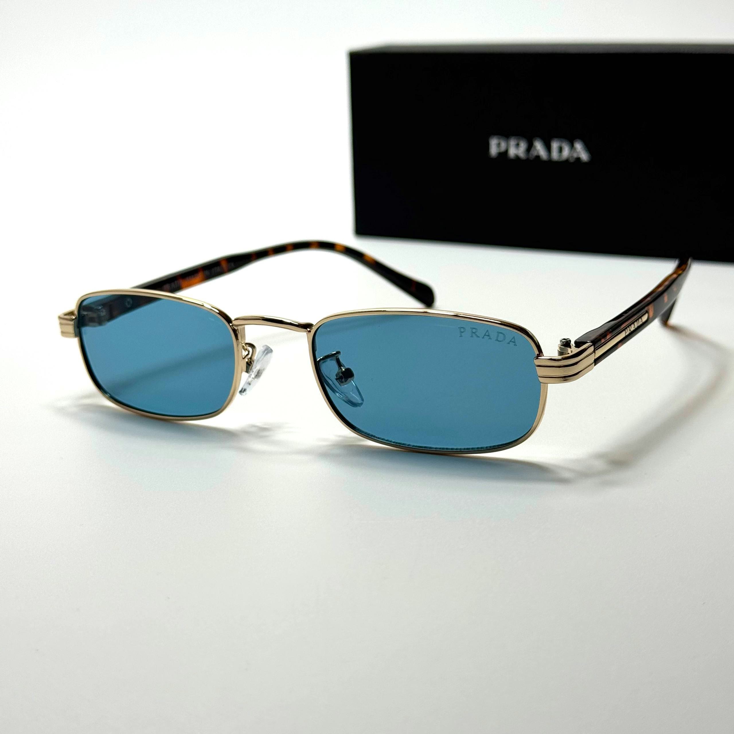 Prada Rectangular PR6294 Gold Blue women's sunglasses Lebanon - ChronoVault