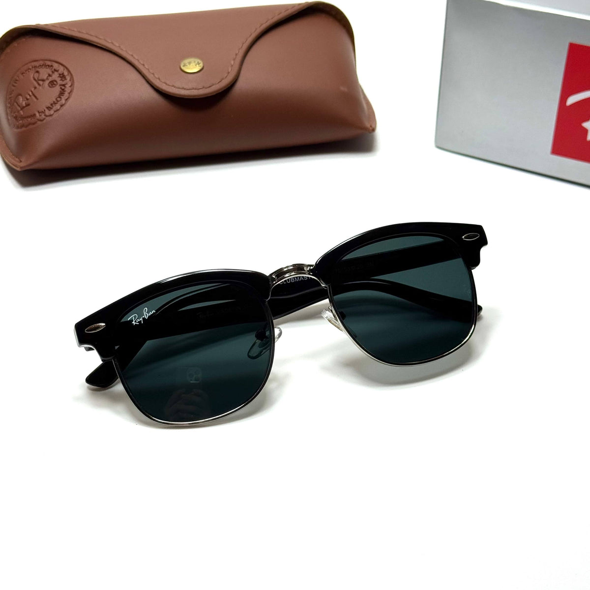 Ray-Ban Clubmaster RB3016 Black men's sunglasses Lebanon - ChronoVault - view 3