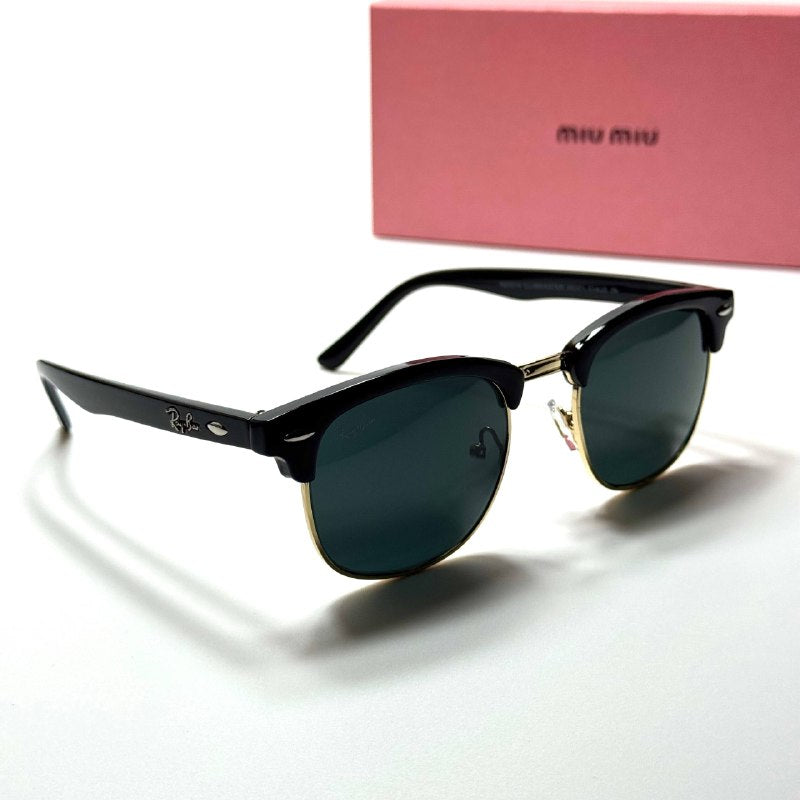 Ray-Ban Clubmaster RB3016 Black Gold women's sunglasses Lebanon - ChronoVault - view 5