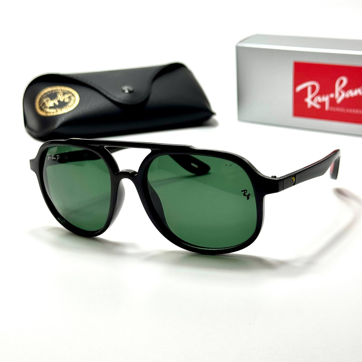 Ray-Ban Ferrari Aviator RB4284M Black Green men's sunglasses Lebanon - ChronoVault