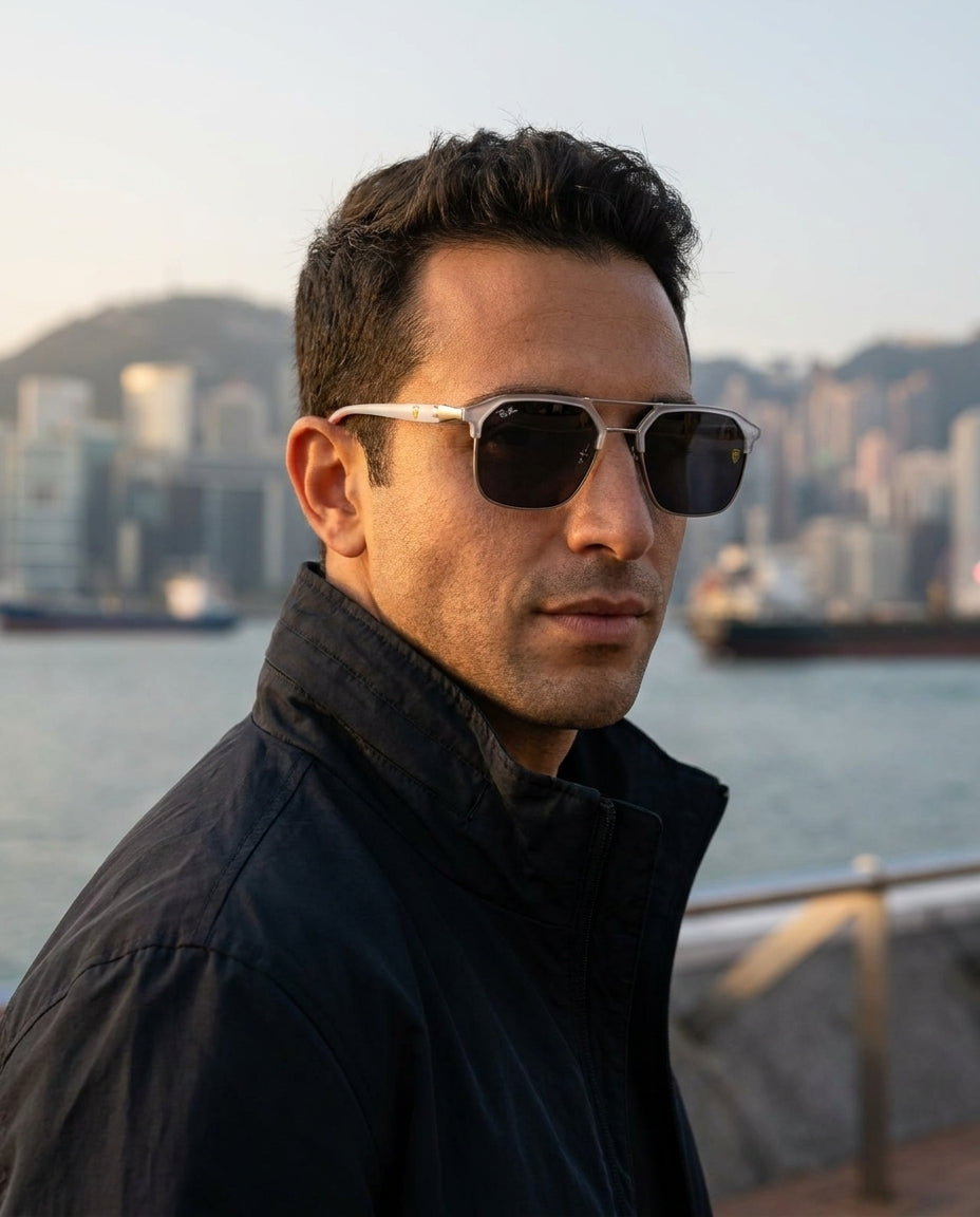 Ray-Ban Ferrari RB3675M – Silver White Frame – ChronoVault Lebanon