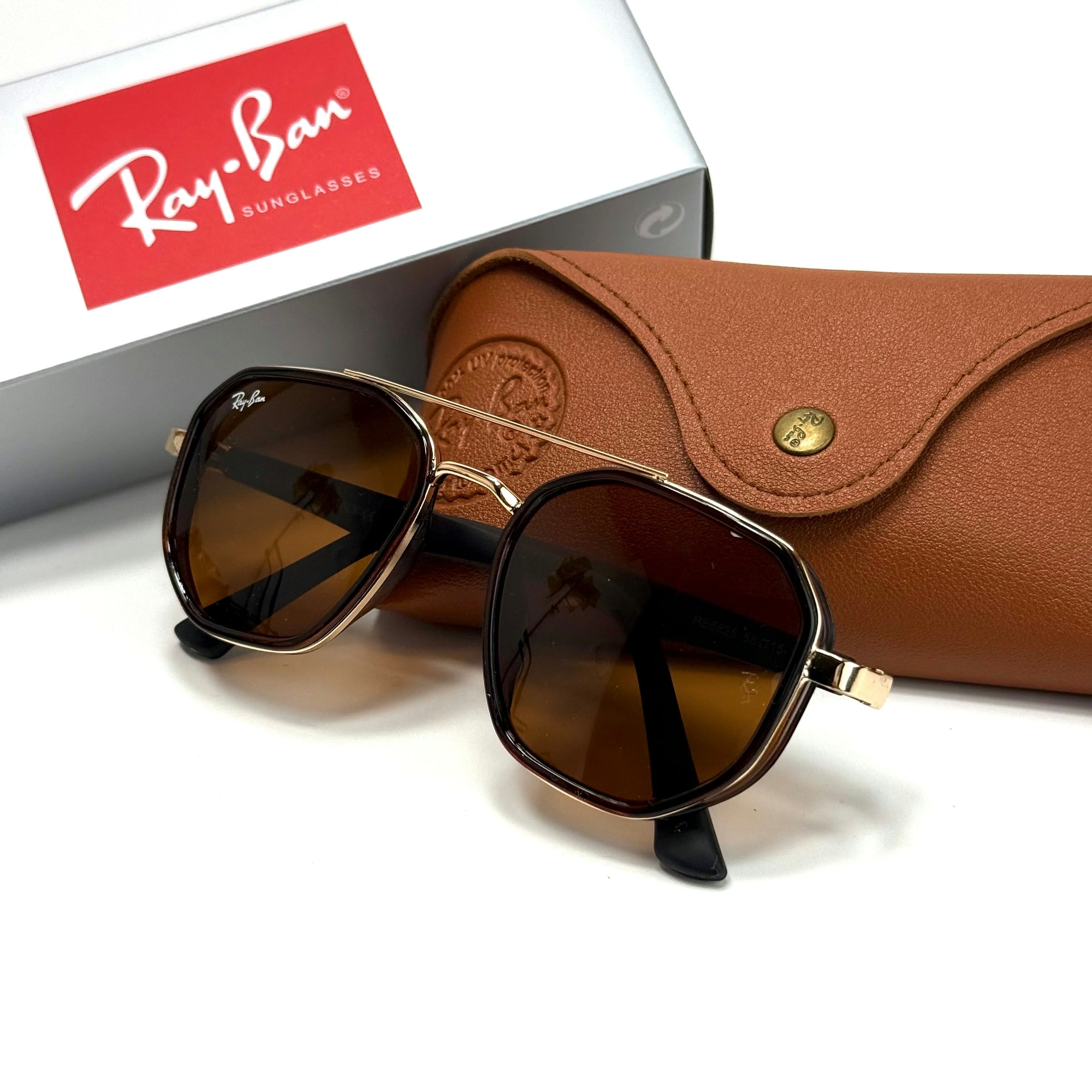 Ray-Ban RB4284M Gold Brown women's sunglasses Lebanon - ChronoVault - view 2