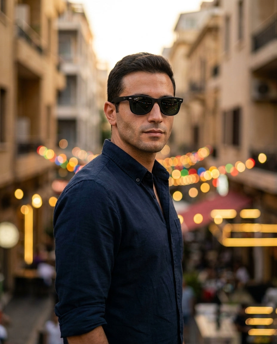Ray-Ban Wayfarer – Full Black – ChronoVault Lebanon