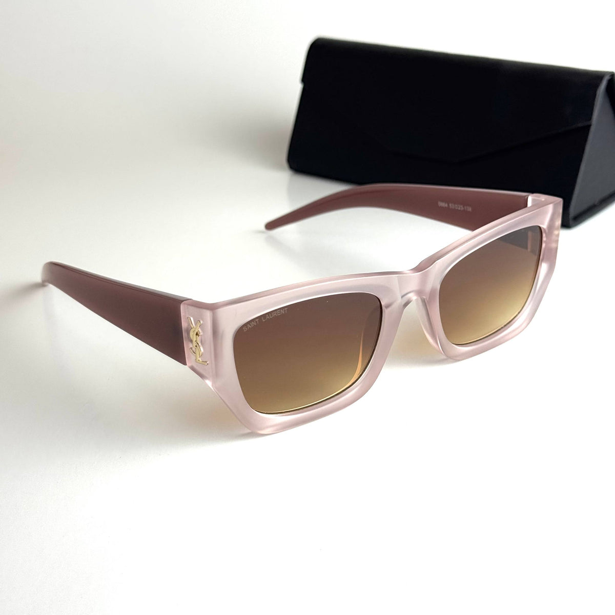 Saint Laurent SL M94 Crystal Pink Brown Sunglasses Lebanon - ChronoVault - view 4