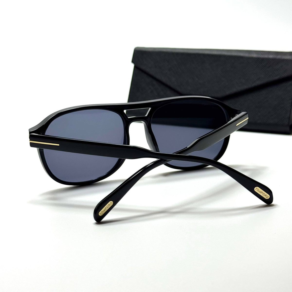 Tom Ford Square TF9172 Black Blue Grey men's sunglasses Lebanon - ChronoVault - view 3