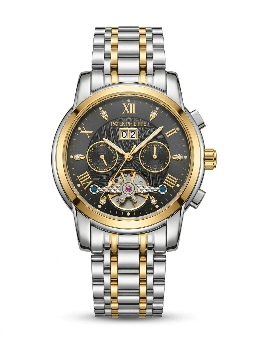Patek Philippe Automatic Two-Tone Complication Men's Watch Lebanon