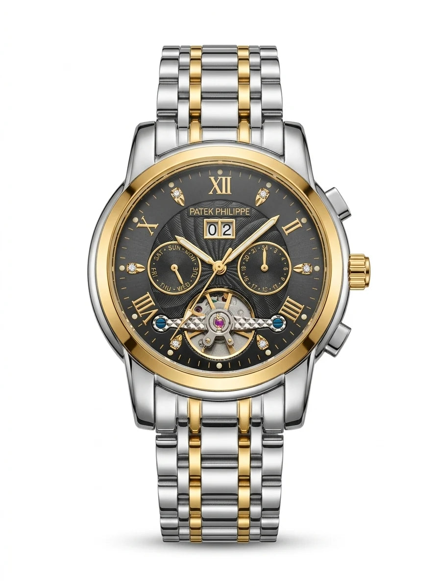 Patek Philippe Automatic Two-Tone Complication Men's Watch Lebanon