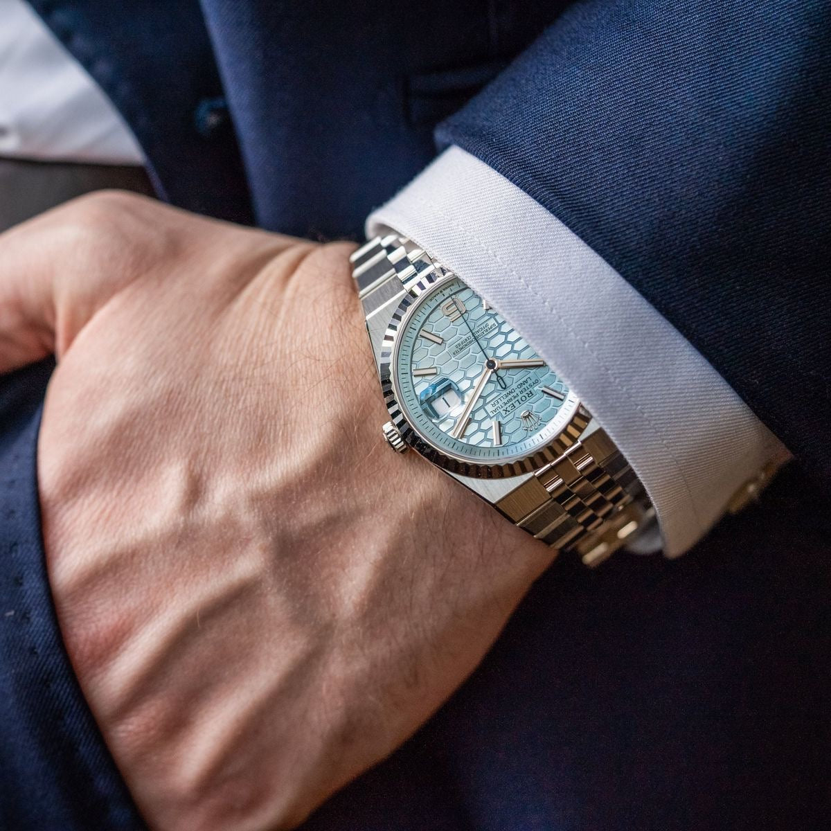 Rolex Datejust - Silver Light Blue