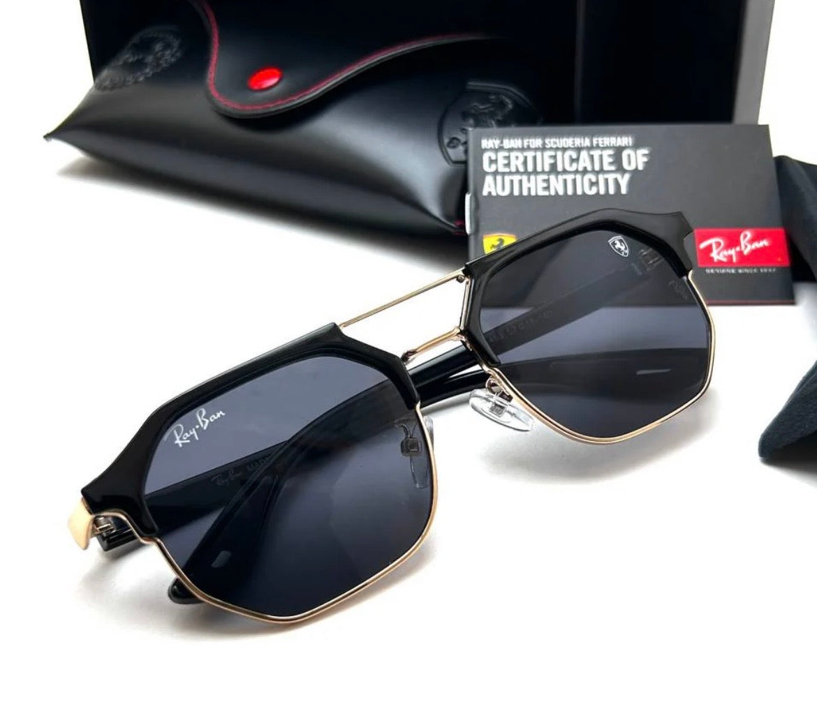 Ray-Ban RB3726M Scuderia Ferrari - Gold Black