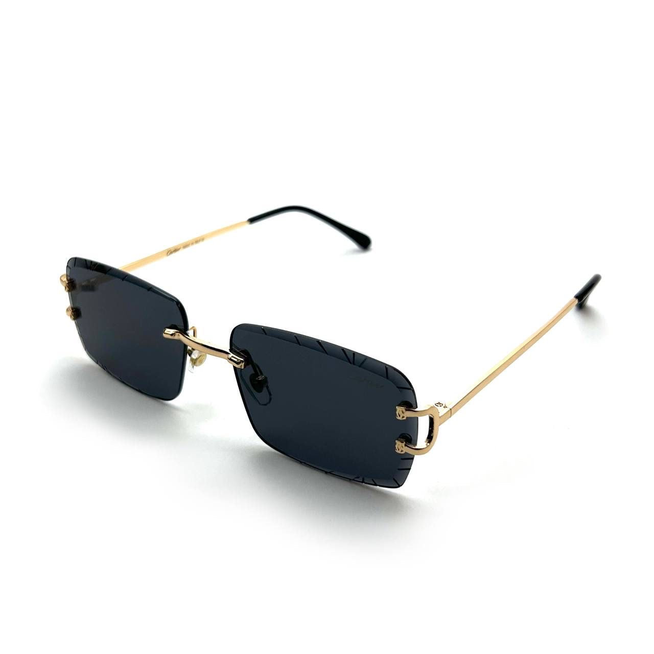 Cartier CTO425S Rimless -
Black Lens