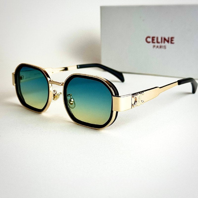 Celine Triomphe CL4027U – Gold Green Gradient