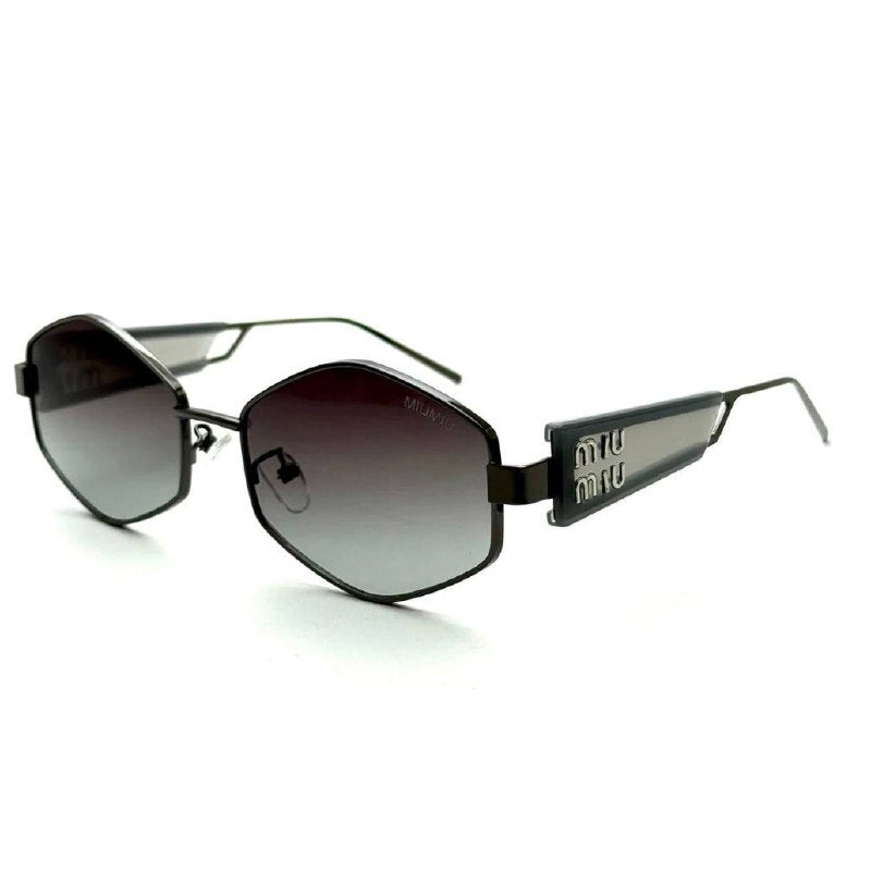 Miu Miu - Grey Gradient Hex Sunglasses