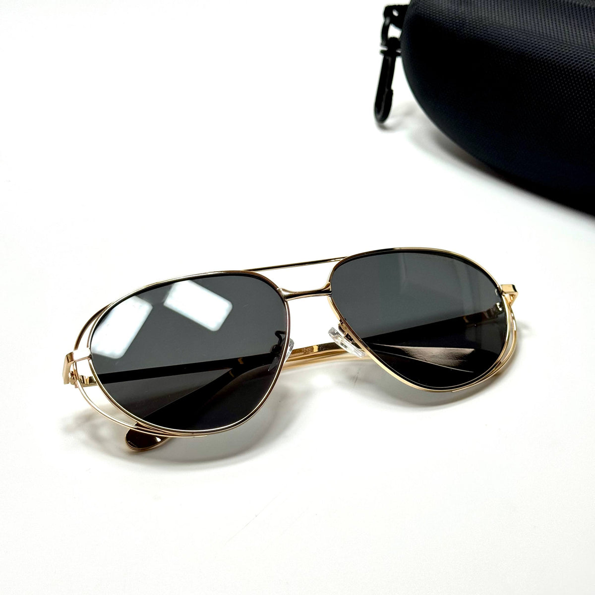 Bottega Veneta Aviator BV1278S Gold Black unisex sunglasses Lebanon - ChronoVault - view 4