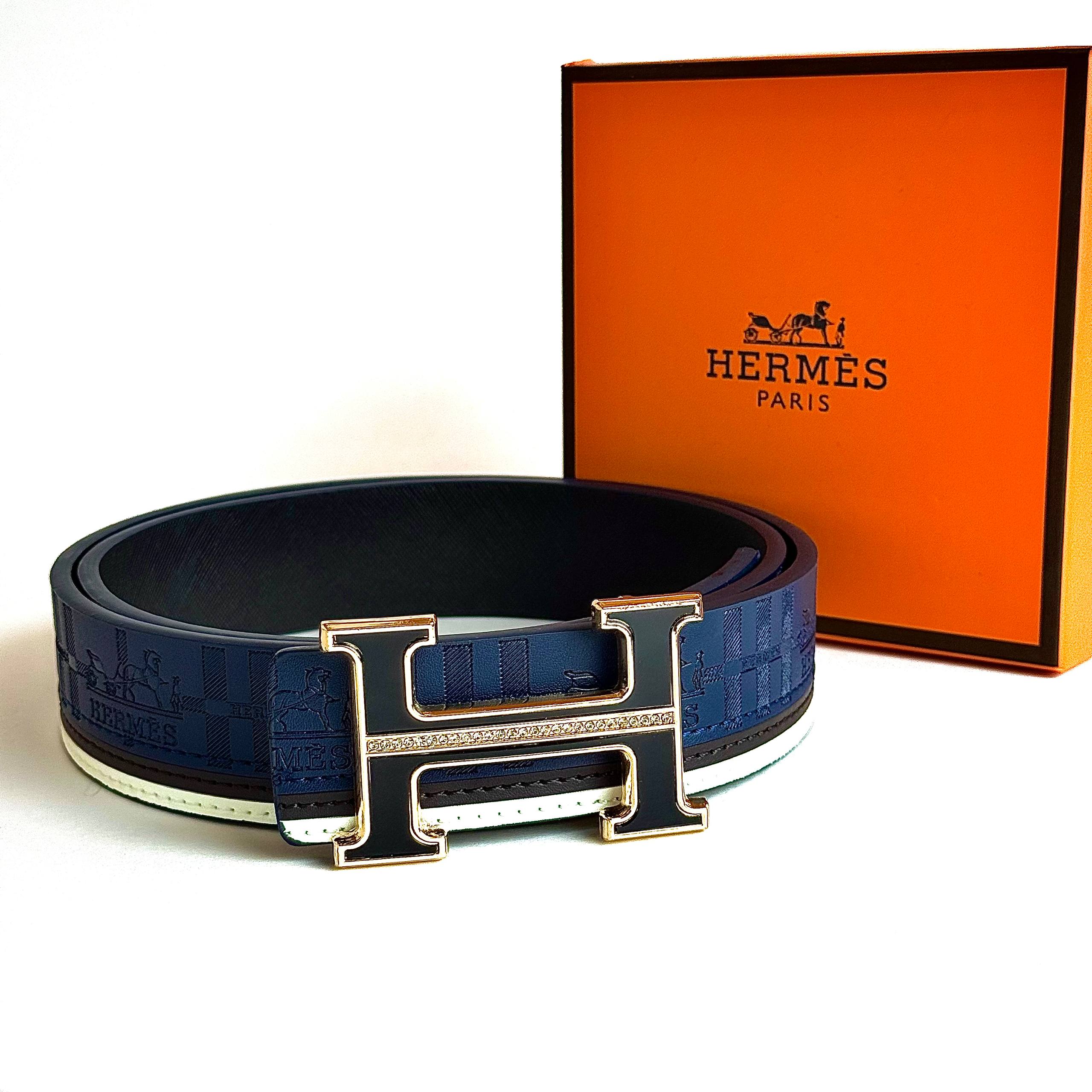 Hermès H Constance Belt – Navy Gold Lebanon - ChronoVault