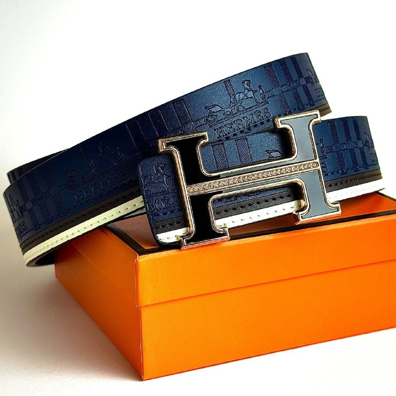Hermès H Constance Belt – Navy Gold Lebanon - ChronoVault