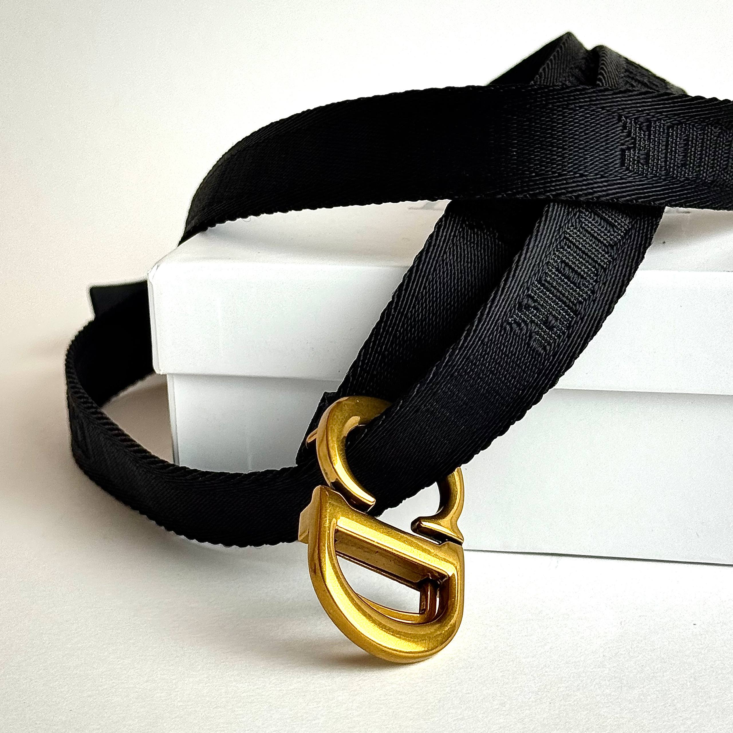 Dior CD Buckle Belt – Black / Gold (For Her) Lebanon - ChronoVault