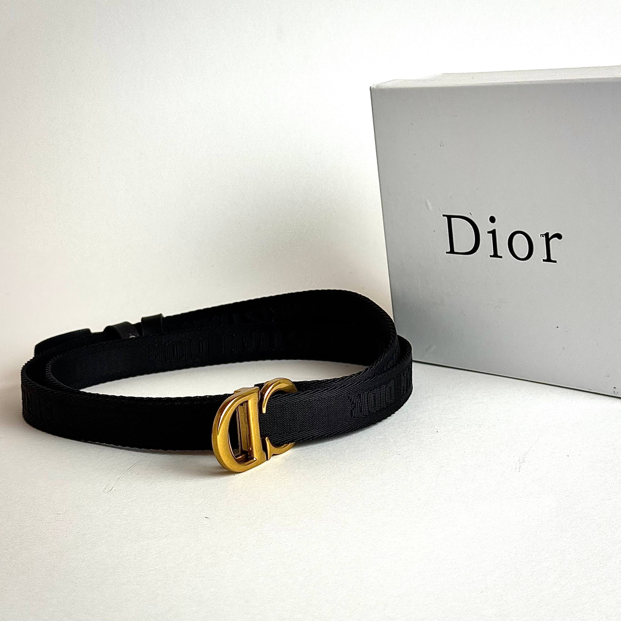 Dior CD Buckle Belt – Black / Gold (For Her) Lebanon - ChronoVault