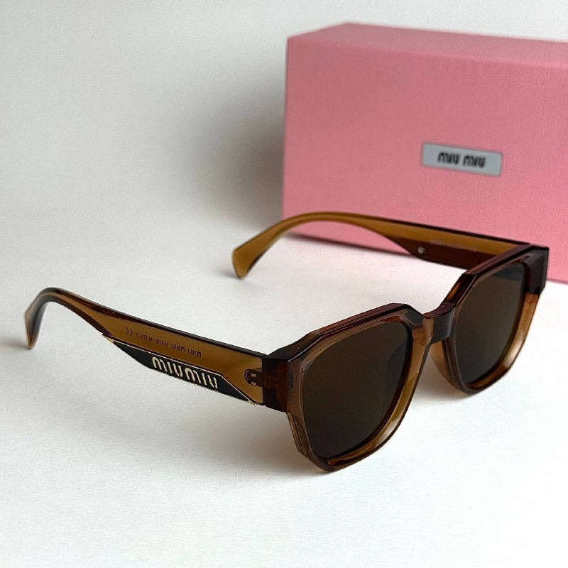 Miu Miu Cat-Eye Brown Amber Sunglasses Lebanon - ChronoVault