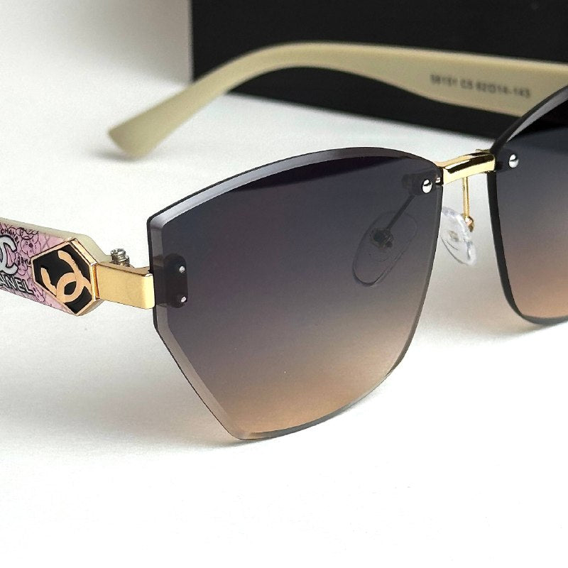 Chanel CC Sketch Cat-Eye – Rose Beige