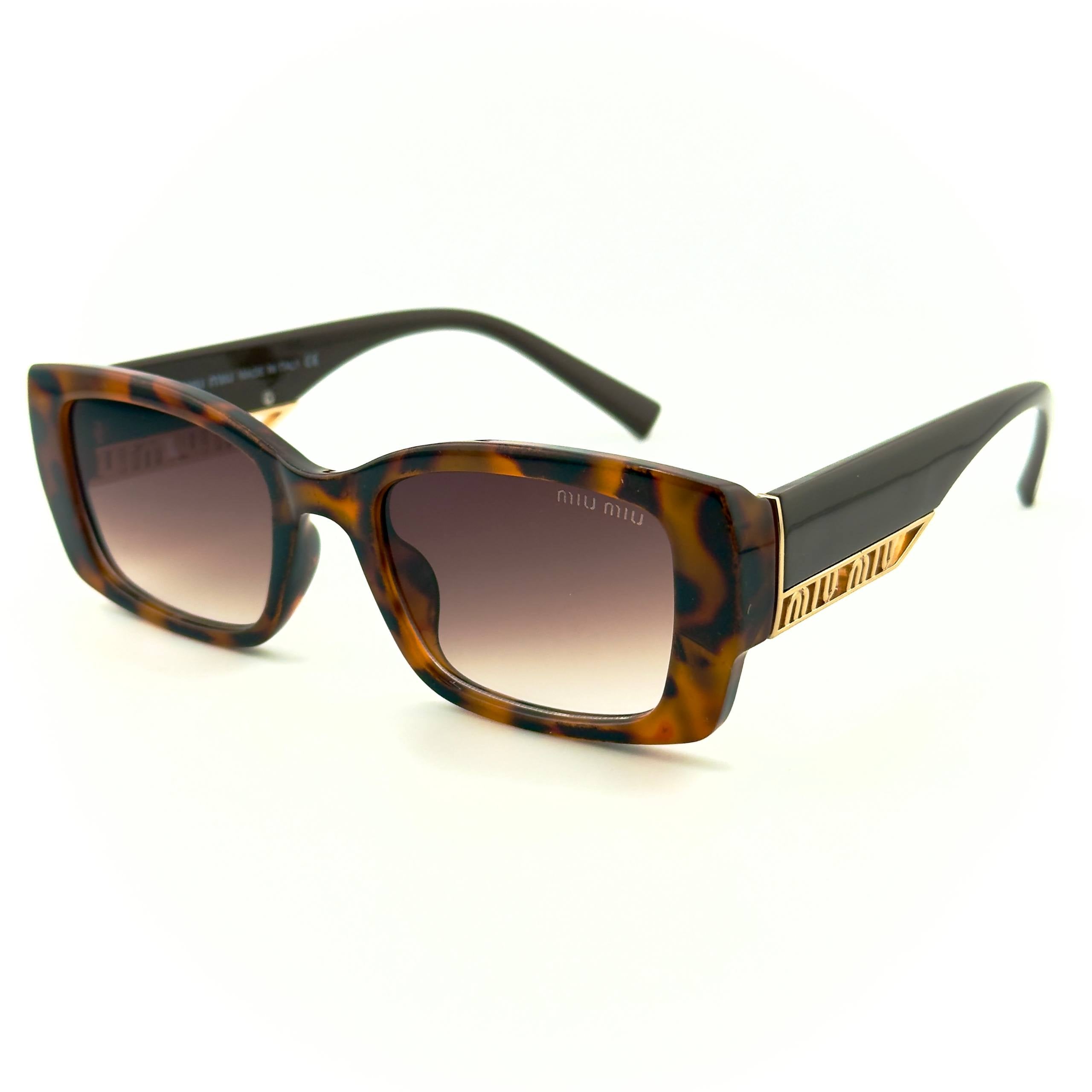 Miu Miu Oversized - Brown Tortoise