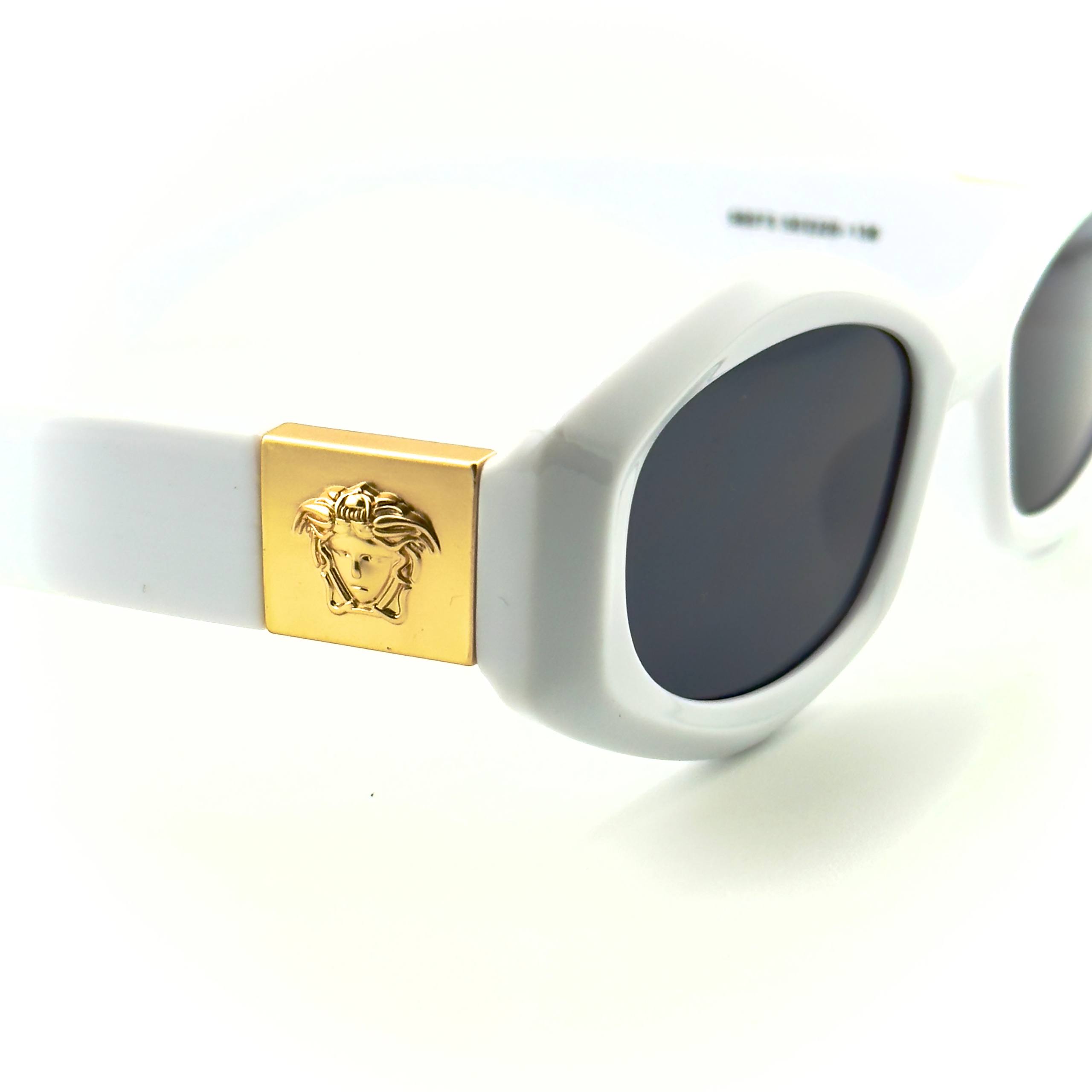 Versace Medusa White Black Sunglasses | ChronoVault Lebanon