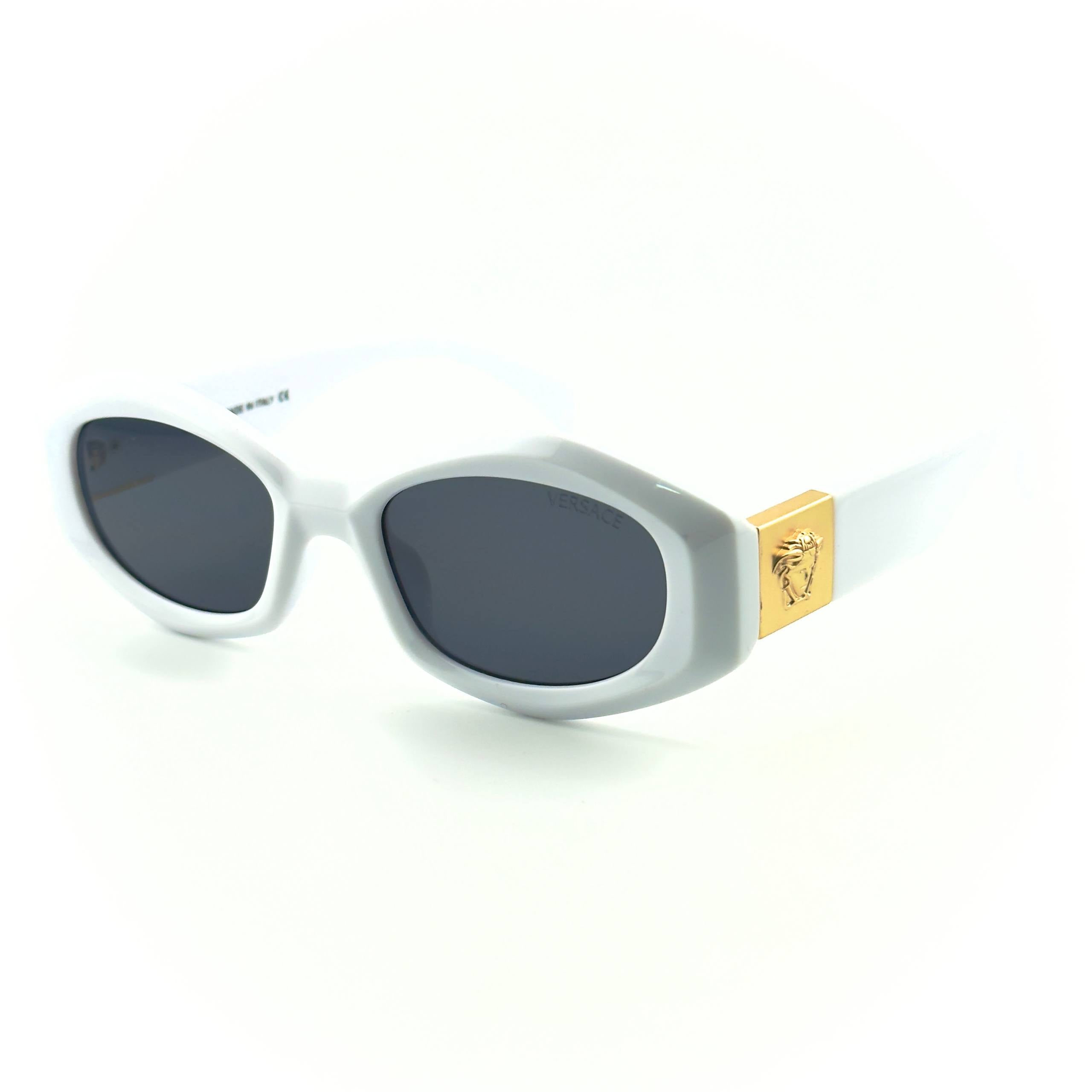 Versace Medusa White Black Sunglasses | ChronoVault Lebanon