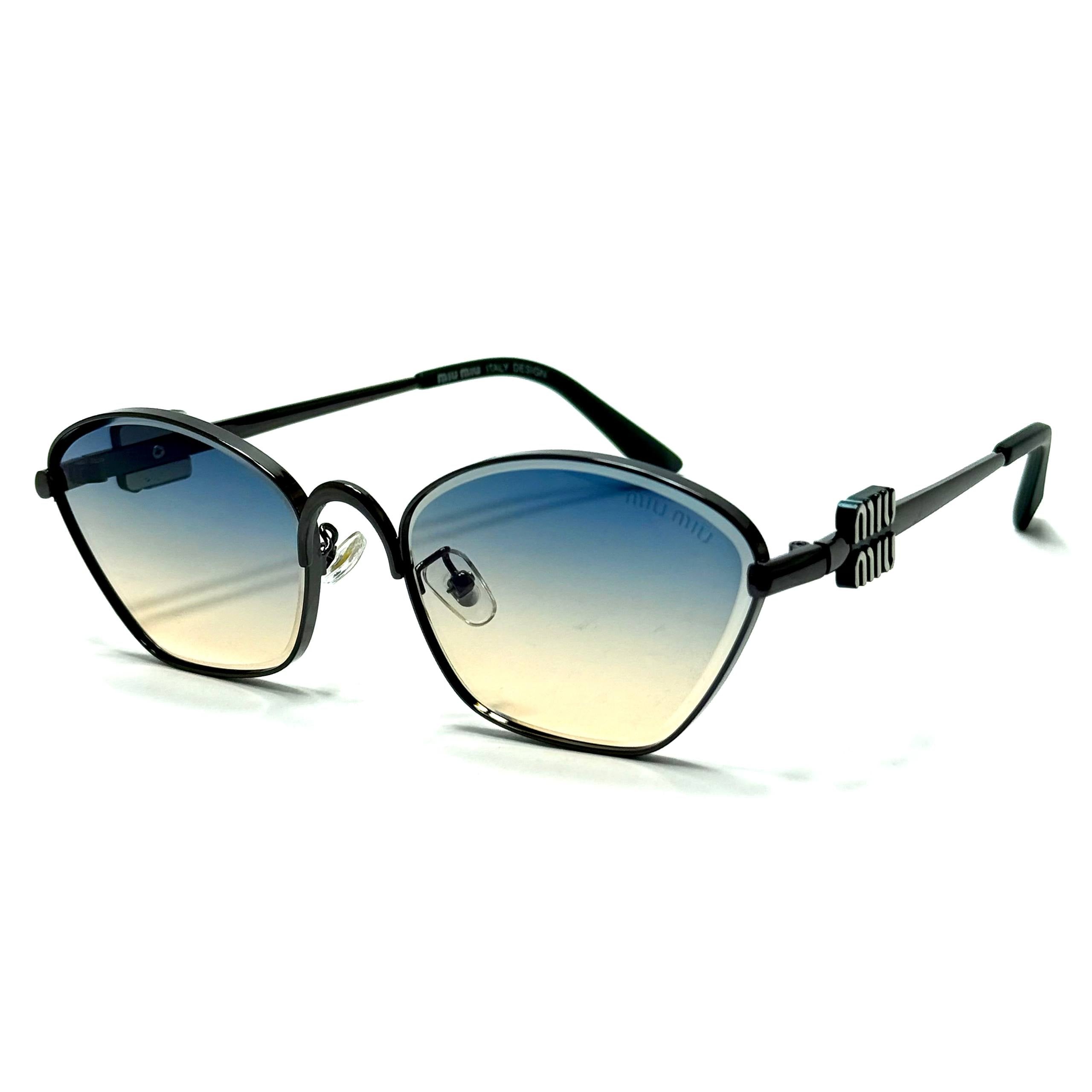 Miu Miu Geometric Gradient – Black Frame / Grey Gradient Lenses