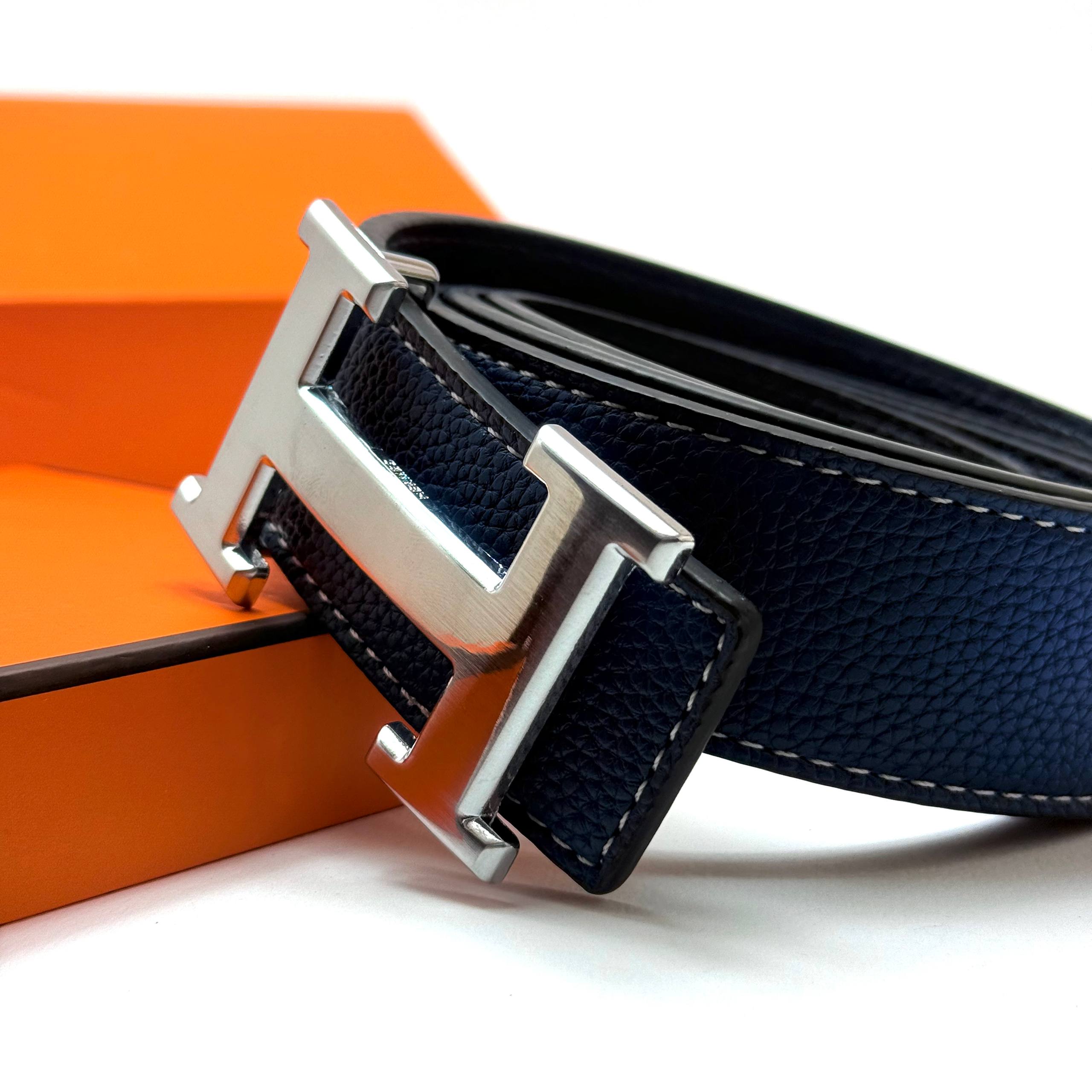 Hermès Constance Belt  - Dark Blue
