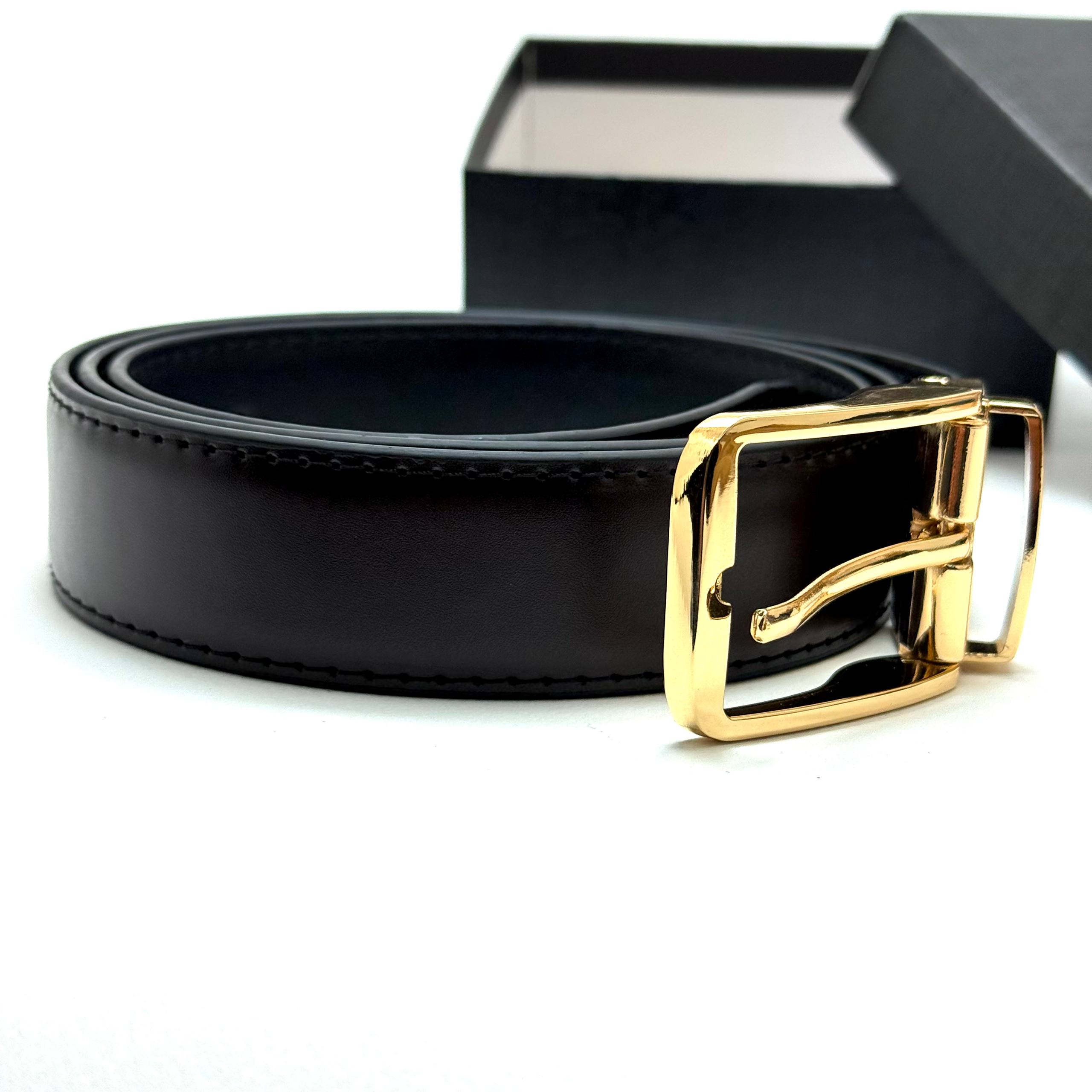 Lacoste Buckle Belt - Gold Brown