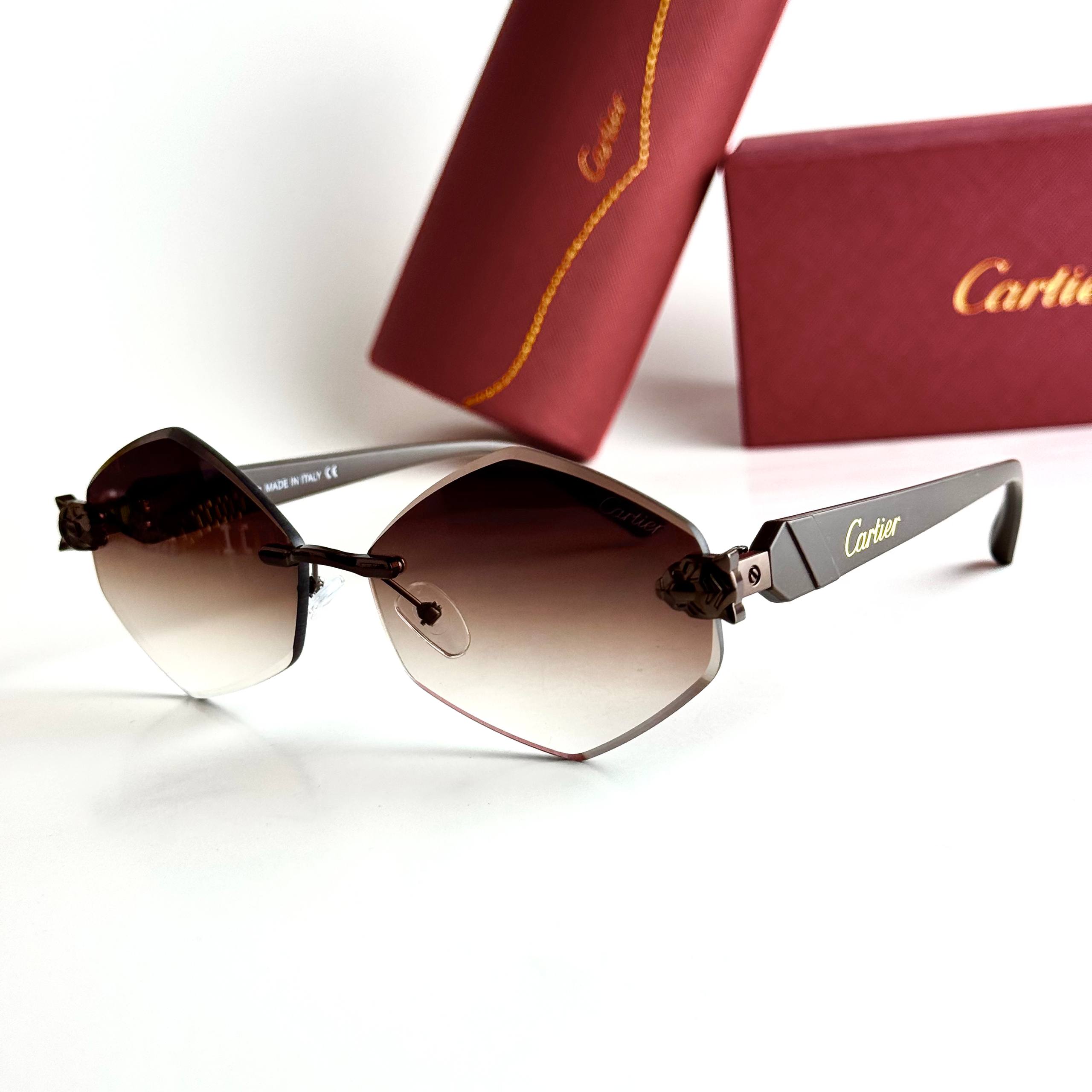 Cartier Rimless Prestige - Brown Gradient
