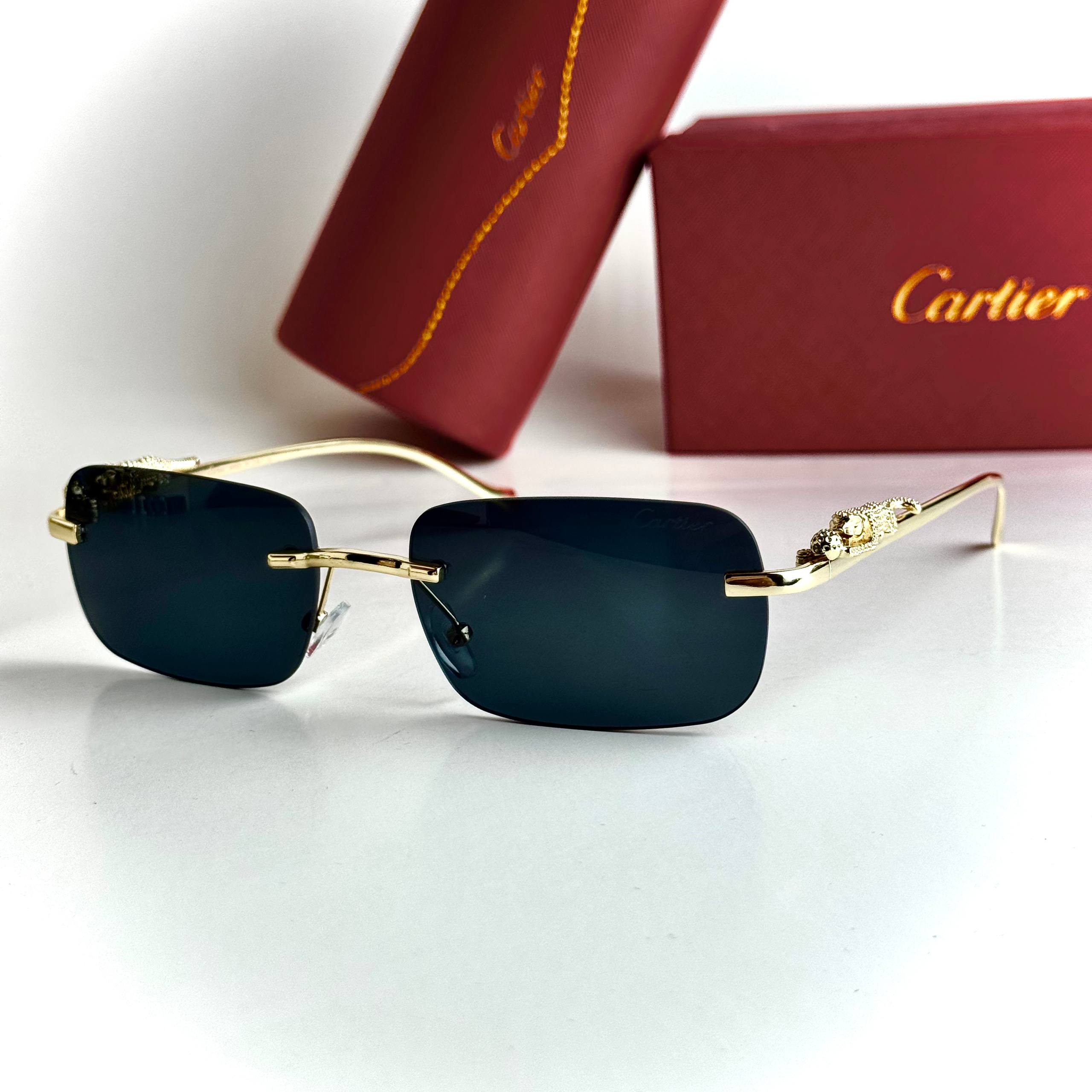 Cartier Rimless CT4316 – Gold Black