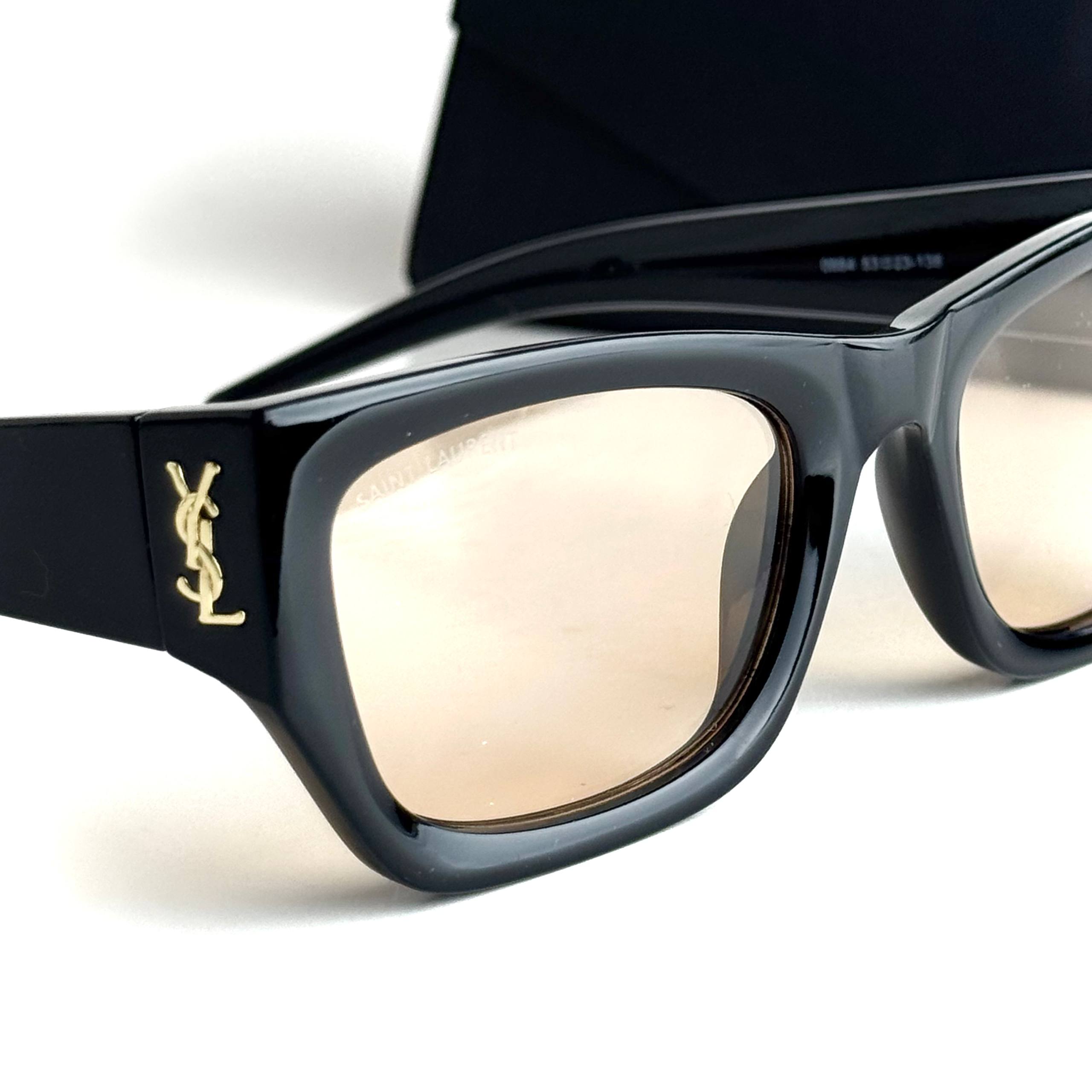 Saint Laurent SL M94 Black Gold Sunglasses Lifestyle Lebanon - ChronoVault