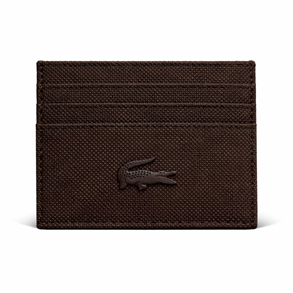 Lacoste Cardholder - Dark Brown Lebanon - ChronoVault