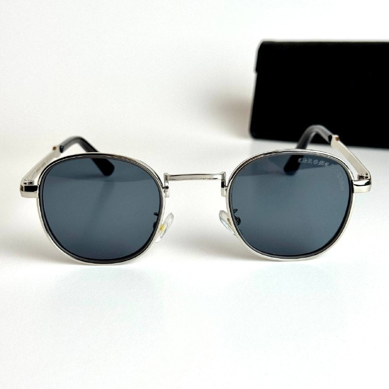Gentle Monster Luna Silver Black Sunglasses Side View Lebanon - ChronoVault