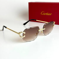 Cartier CT0518S Gold Brown Gradient Sunglasses Lebanon - ChronoVault
