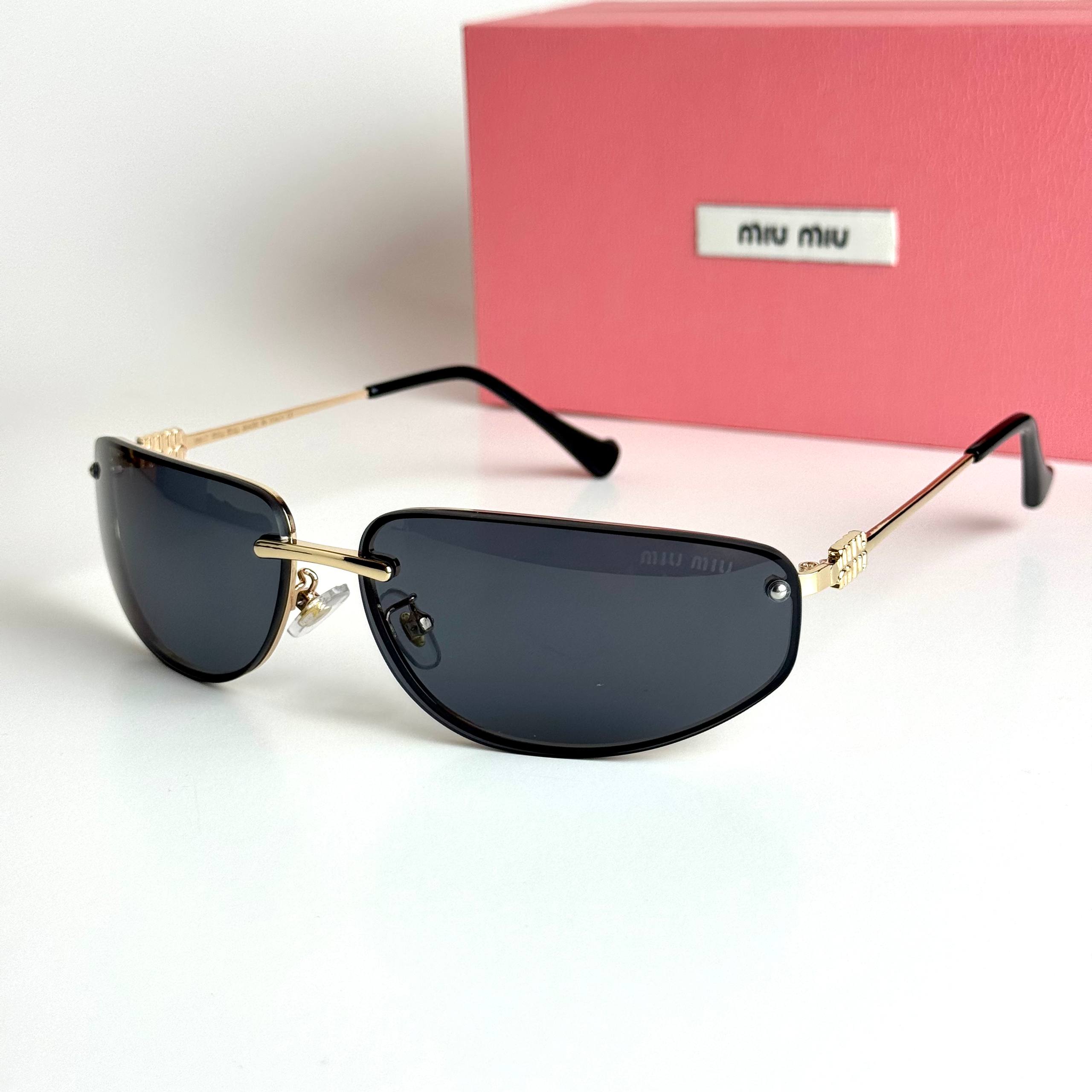 Miu Miu SMU73Z Gold Black Sunglasses Lebanon - ChronoVault