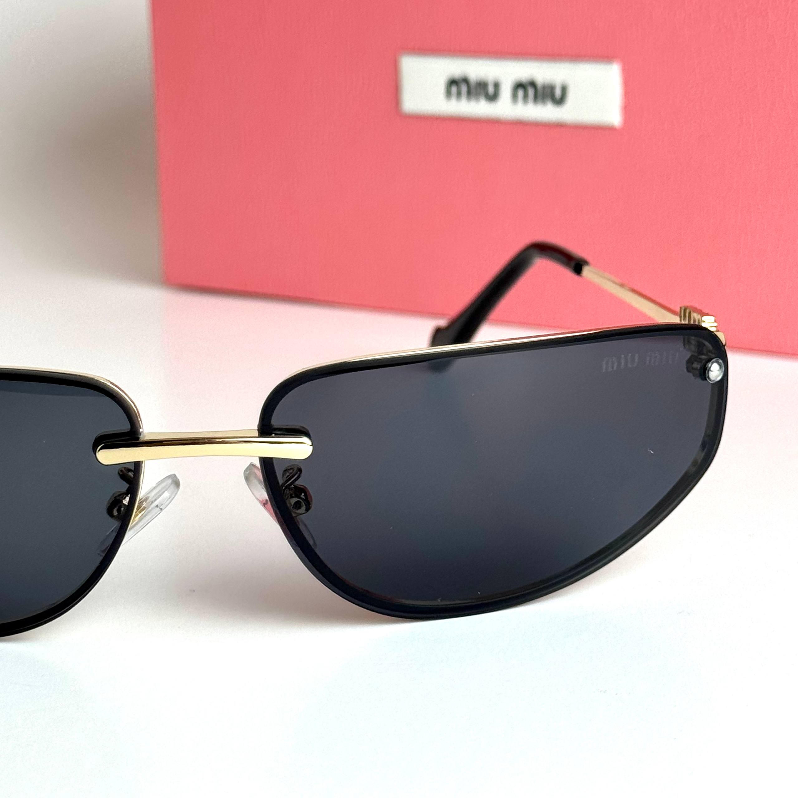 Miu Miu SMU73Z Gold Black Sunglasses Lifestyle Lebanon - ChronoVault