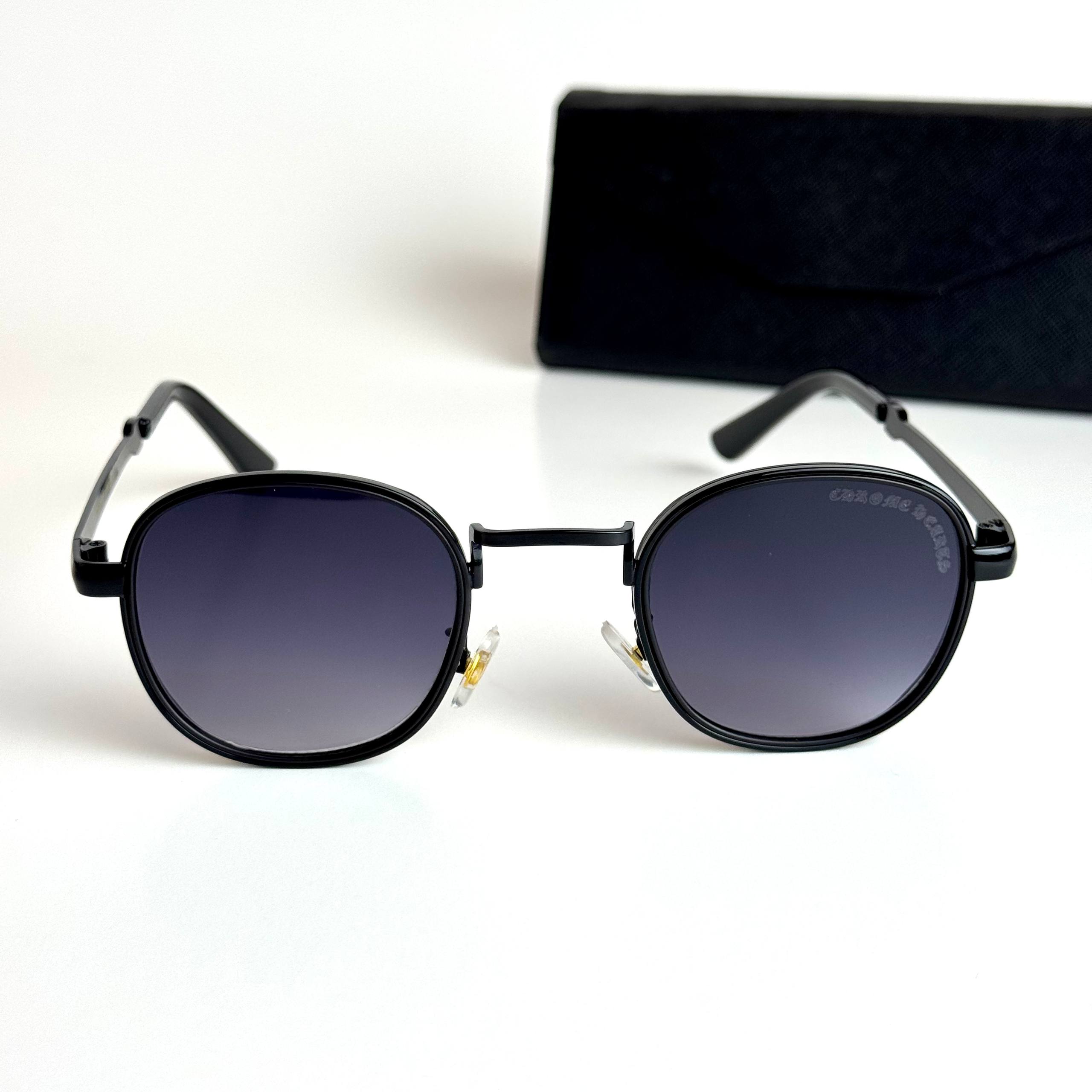 Gentle Monster Luna Black Purple Sunglasses Side View Lebanon - ChronoVault