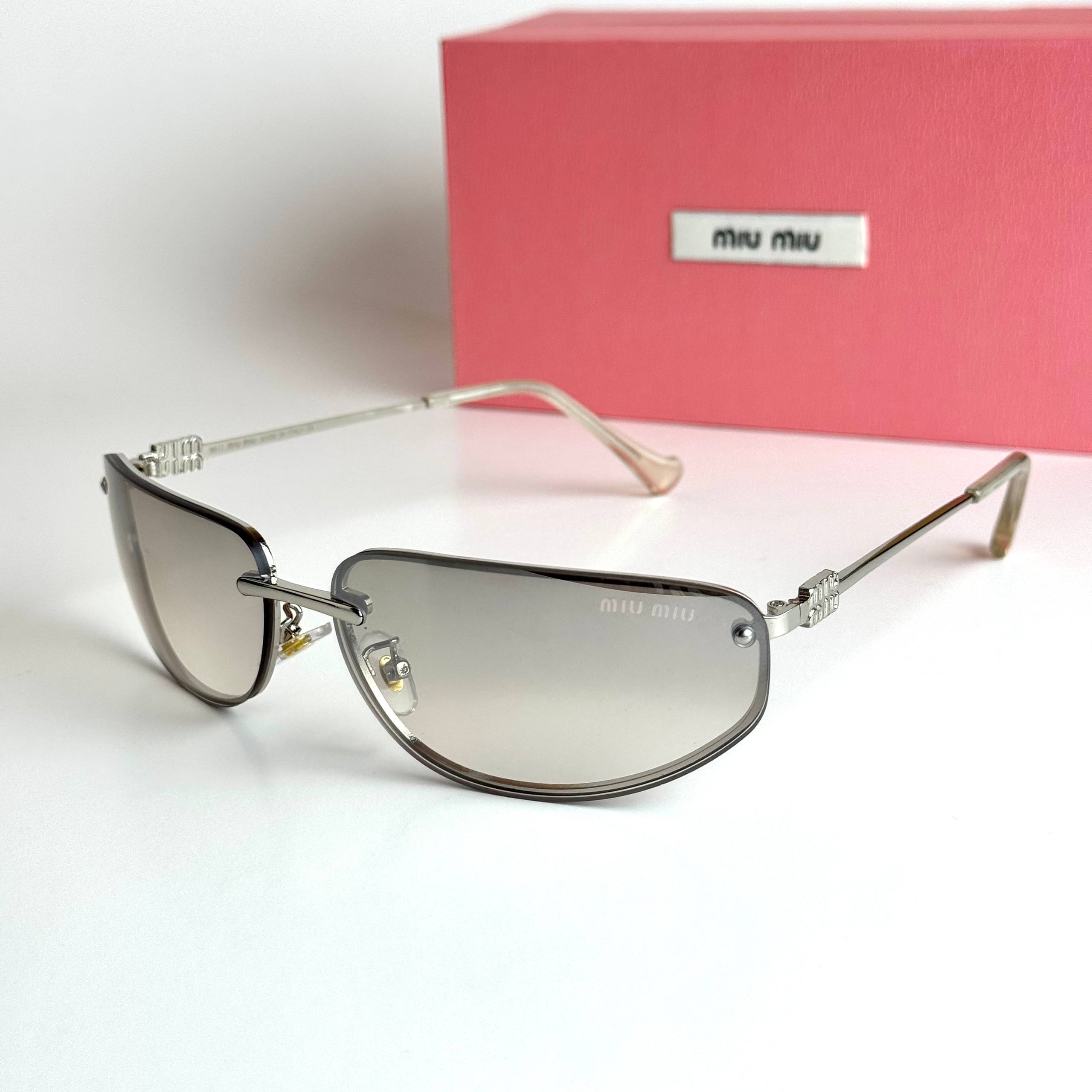 Miu Miu SMU73Z Silver Grey Sunglasses Lebanon - ChronoVault