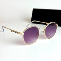 Giorgio Armani AR6137 Gold Purple Sunglasses Front View Lebanon - ChronoVault