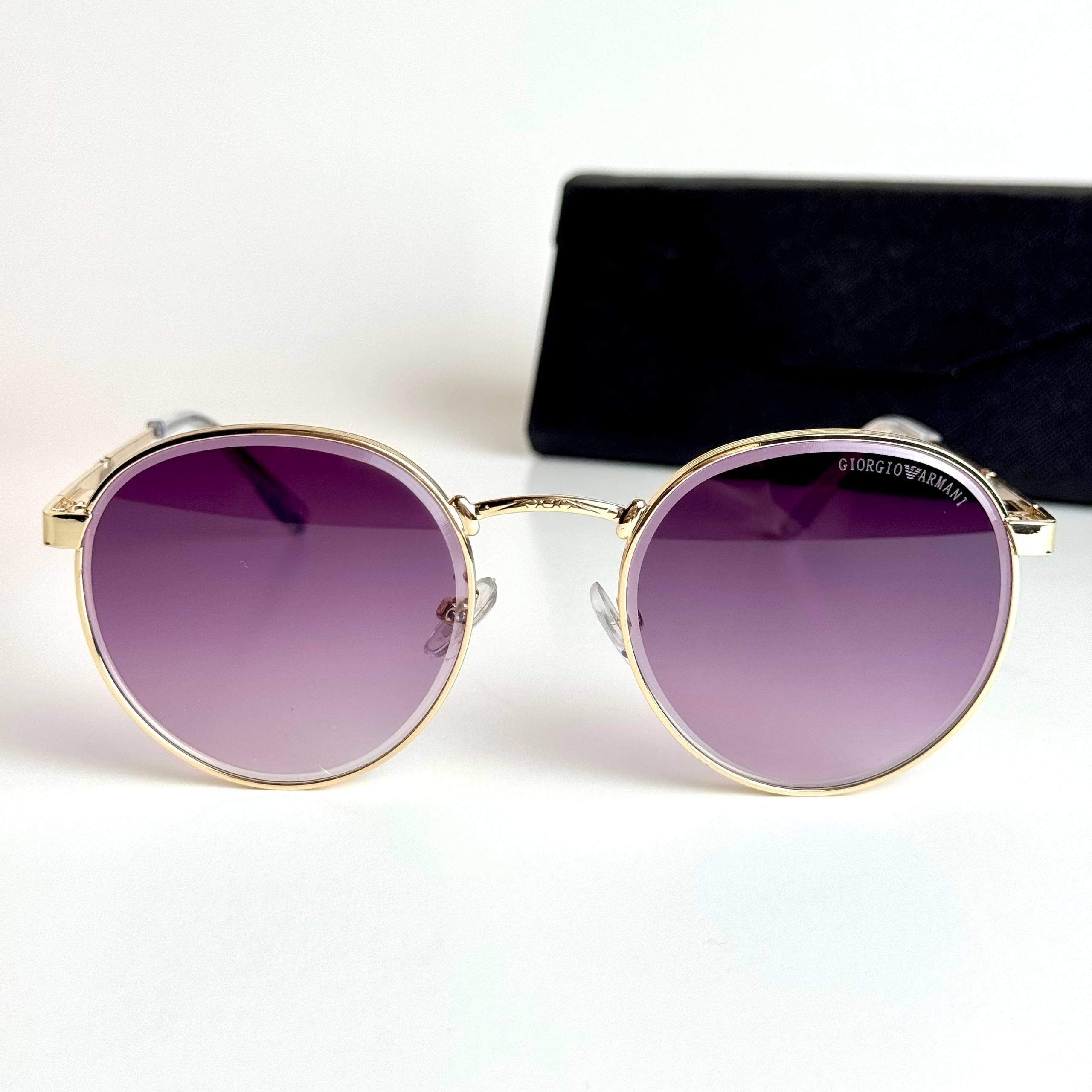 Giorgio Armani Round AR6137 – Gold Purple
