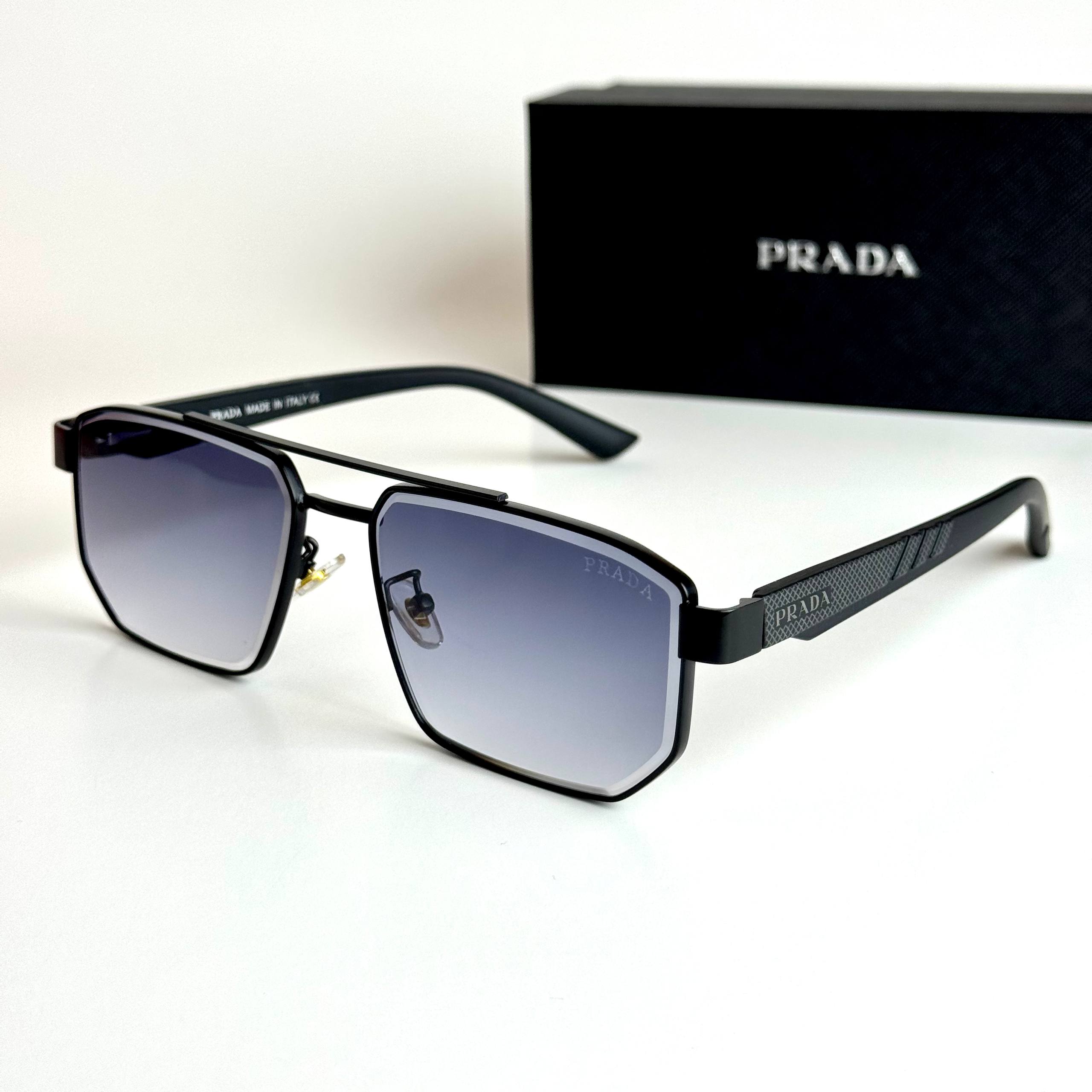 Prada Rectangular SPR62Z Gradient Grey Sunglasses Lebanon - ChronoVault