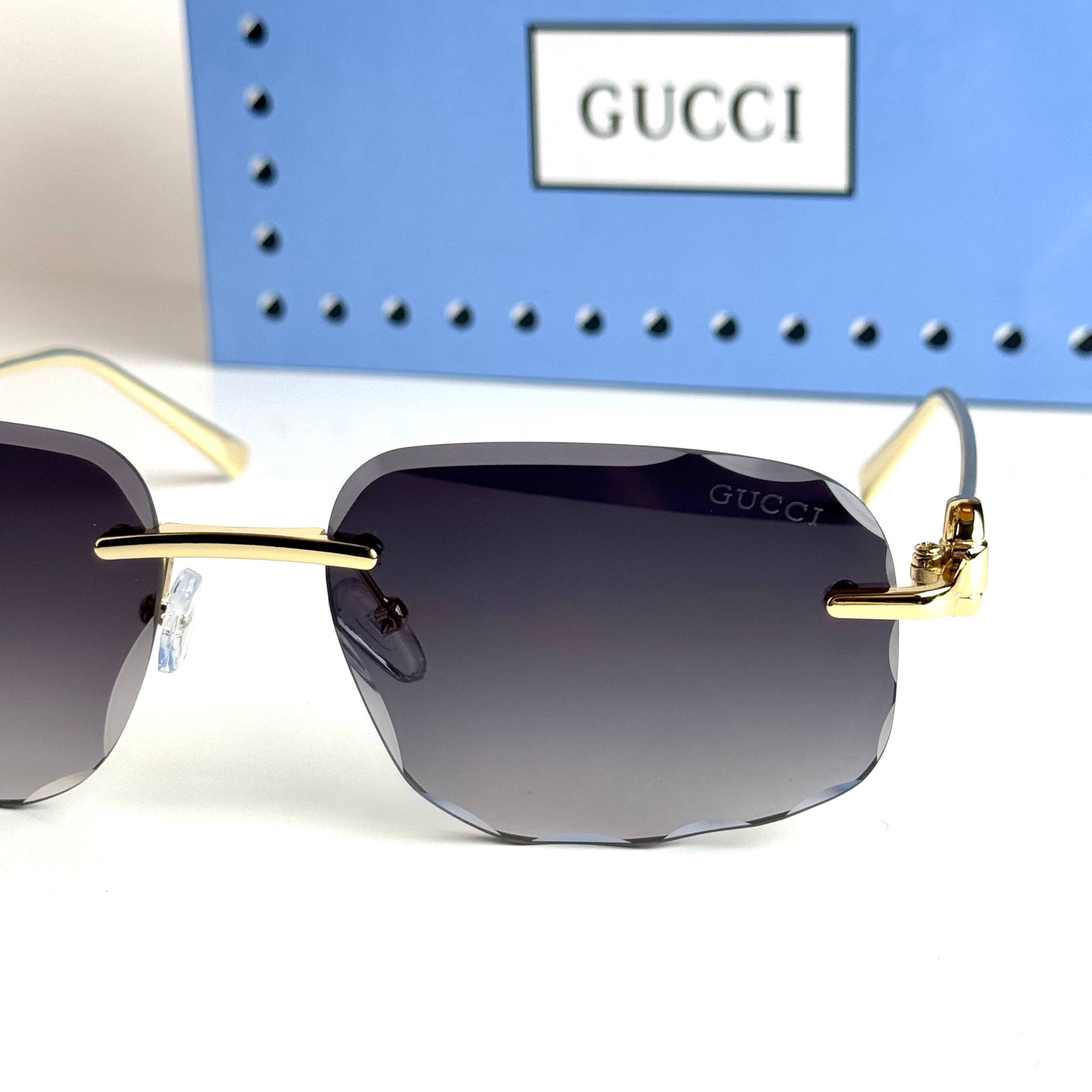 Gucci Rimless GG1834S Gold Black Sunglasses Lifestyle Lebanon - ChronoVault