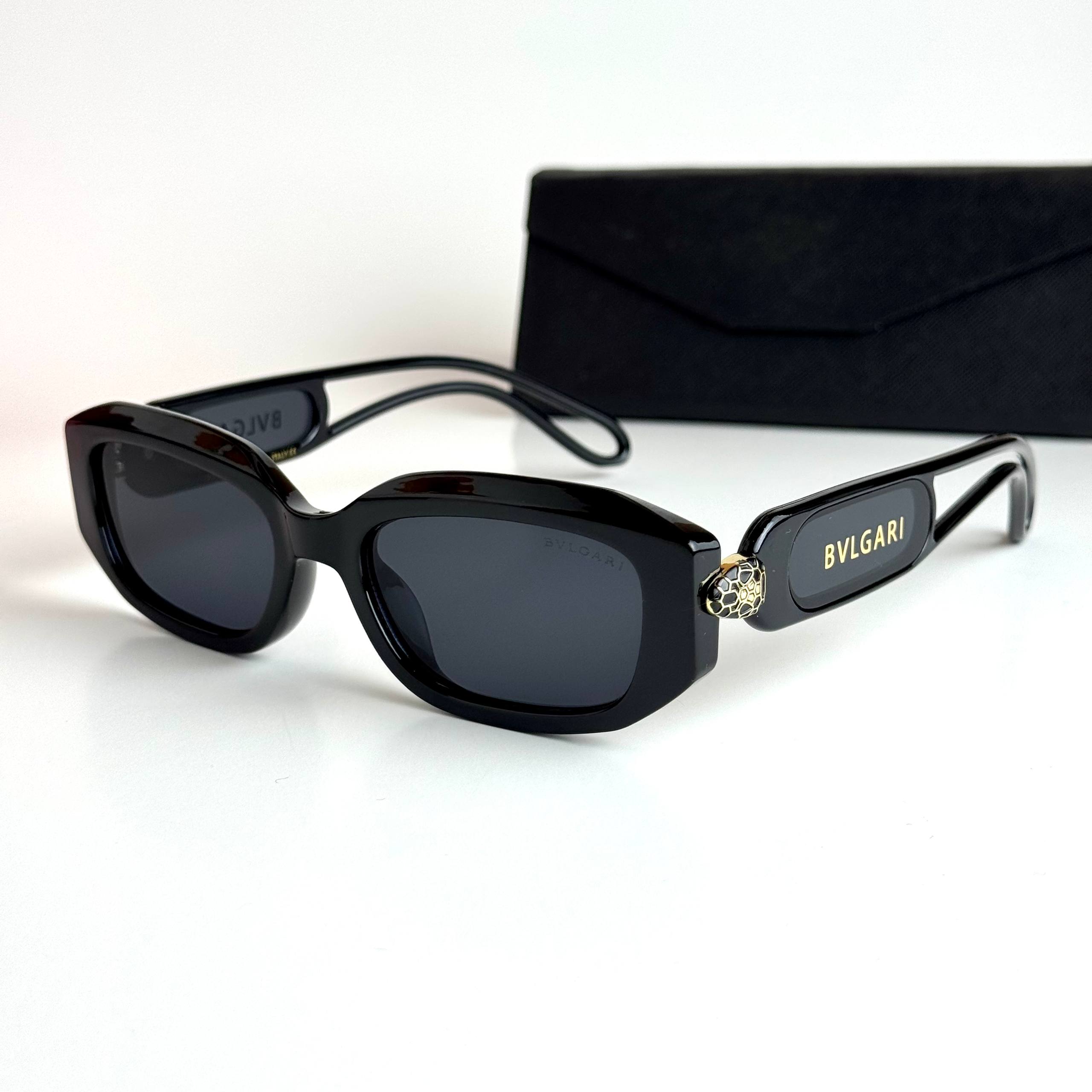 Bvlgari Rectangular BV8276 Black Grey Sunglasses Lebanon - ChronoVault