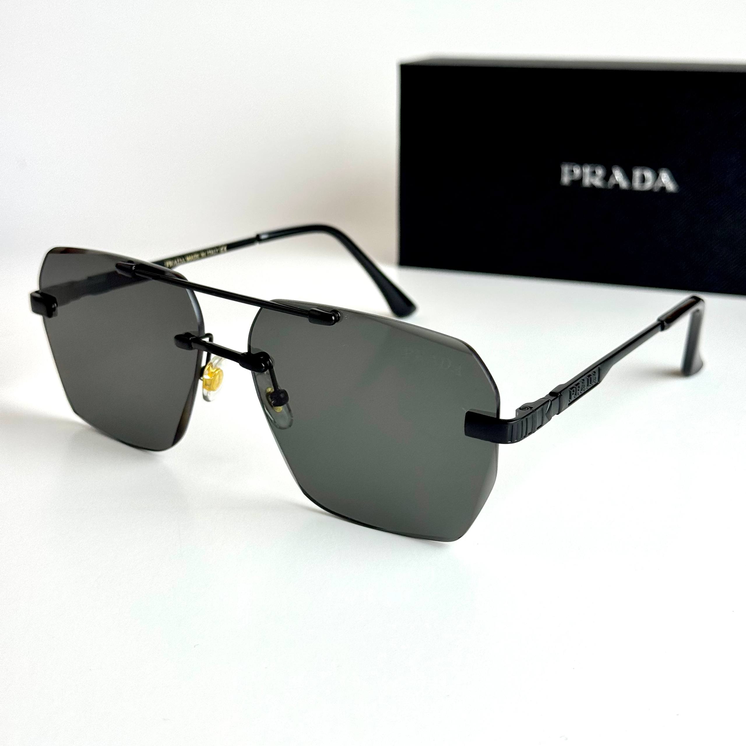 Prada Rimless SPR18Z Matte Black Sunglasses Lebanon - ChronoVault